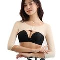 Women's Long Sleeve Upper Arm Shapewear Post Surgery for Bodysuit Spandex Augmentation Bra Support Compression Breathable MegaBDM