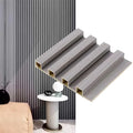 Factory Wpc Laminated Wood Plastic Composite Wpc Building Materials 3D Wall Panel Interior Wpc Wall Panel
