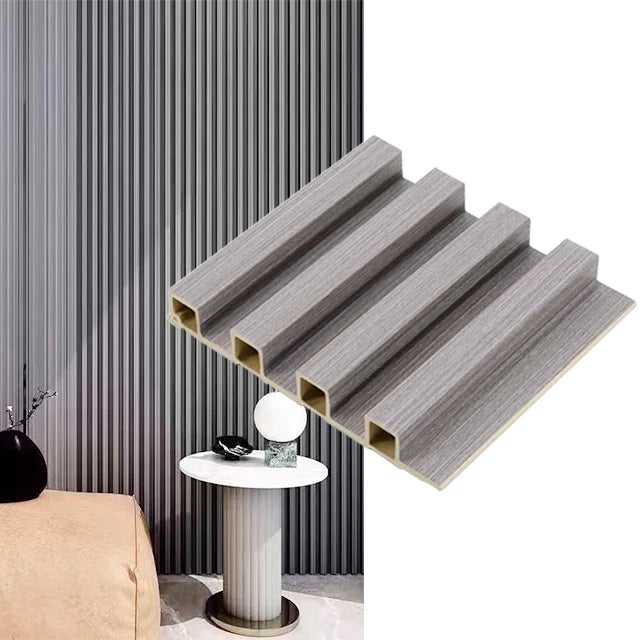Factory Wpc Laminated Wood Plastic Composite Wpc Building Materials 3D Wall Panel Interior Wpc Wall Panel