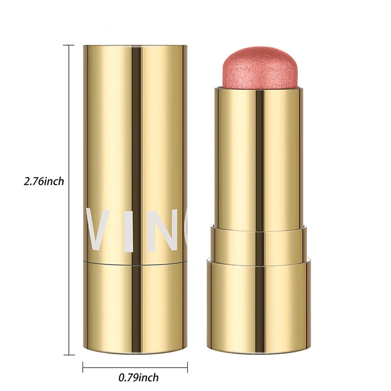 OEM Private Label Makeup Highlight Shimmering Glitter Soft Body Highlight 12 Colors Highlighter Stick
