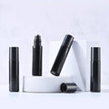 Hot Sale 10ml Matte Black Glass Roll on Bottle with Stainless Steel Roller Ball Popular Roller Bottles