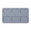 Silicone Eco-Friendly Heart Shape Chocolate Mold for Chocolate and Candy 24.2x14x0.57cm MegaBDM