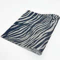 Zebra-Stripe 40*24cm Double-Sided Hotfix Crystal Rhinestone Mesh Sheet Glass Crystal Adhesive for Shoes Garments Bags