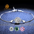 Factory Wholesale 925 Silver Moissanite Bracelet Diamond 1 Ct Gra Certified Moissanite Bracelet