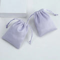 Custom Logo Printing Suede Jewelry Pouch Small Drawstring Bag  Gift Bag for Bracelets Packing Suede Pouch for Perfume