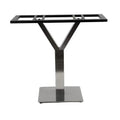 WEKIS Hot Sale Furniture Chrome Black Metal Stone Pedestal Coffee Table Base Modern Coffee Table Bases for Glass Tops