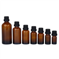 5 10 15 20 30 100ml Amber Glass Bottle Skin Care Serum Shading Bottle Essential Oil Bottle with Child-Proof Screw Cap