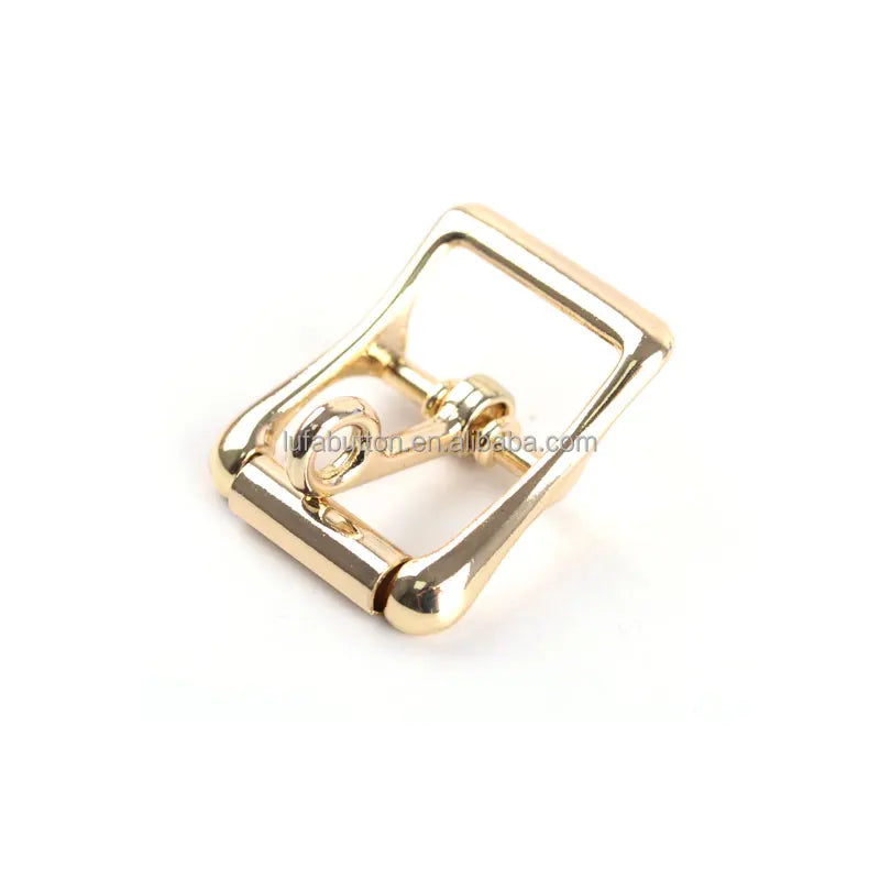 Factory Roller Strap Buckles With Locking Tongue Center Bar Buckle