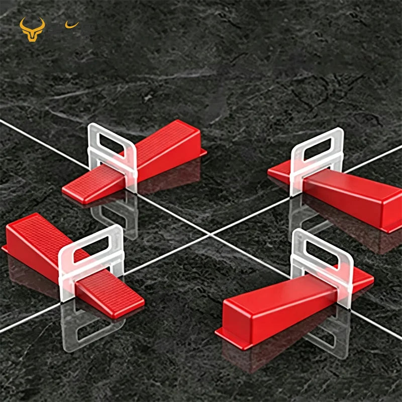 JNZ Premium Quality 100pcs/bag Tile Leveling System Level Wedges Tile Spacers for Flooring Wall