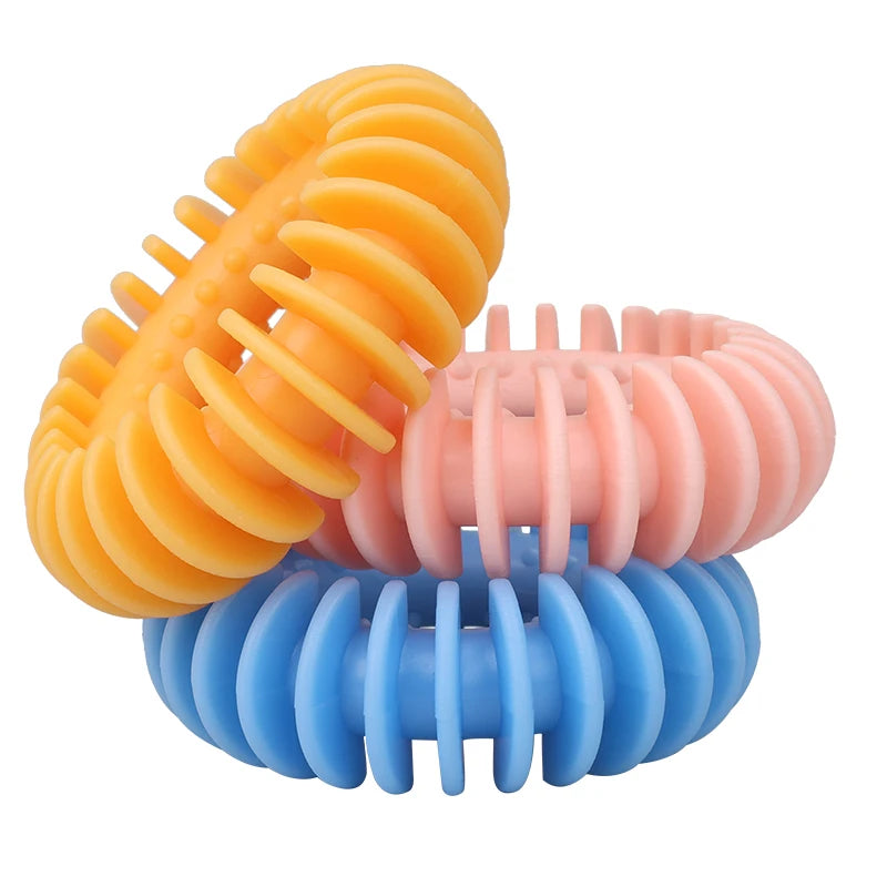 Hot Selling Factory Wholesale Custom Logo Rubber Interactive Pet Dog Indestructible Chew Toy