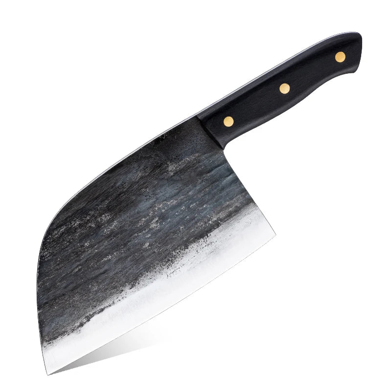 Grandsharp Modern Handmade Forged Butcher Knives BBQ Camping Outdoor Meat Vegetable Fruit Cleaver Forging Slaughter Chef's Knife