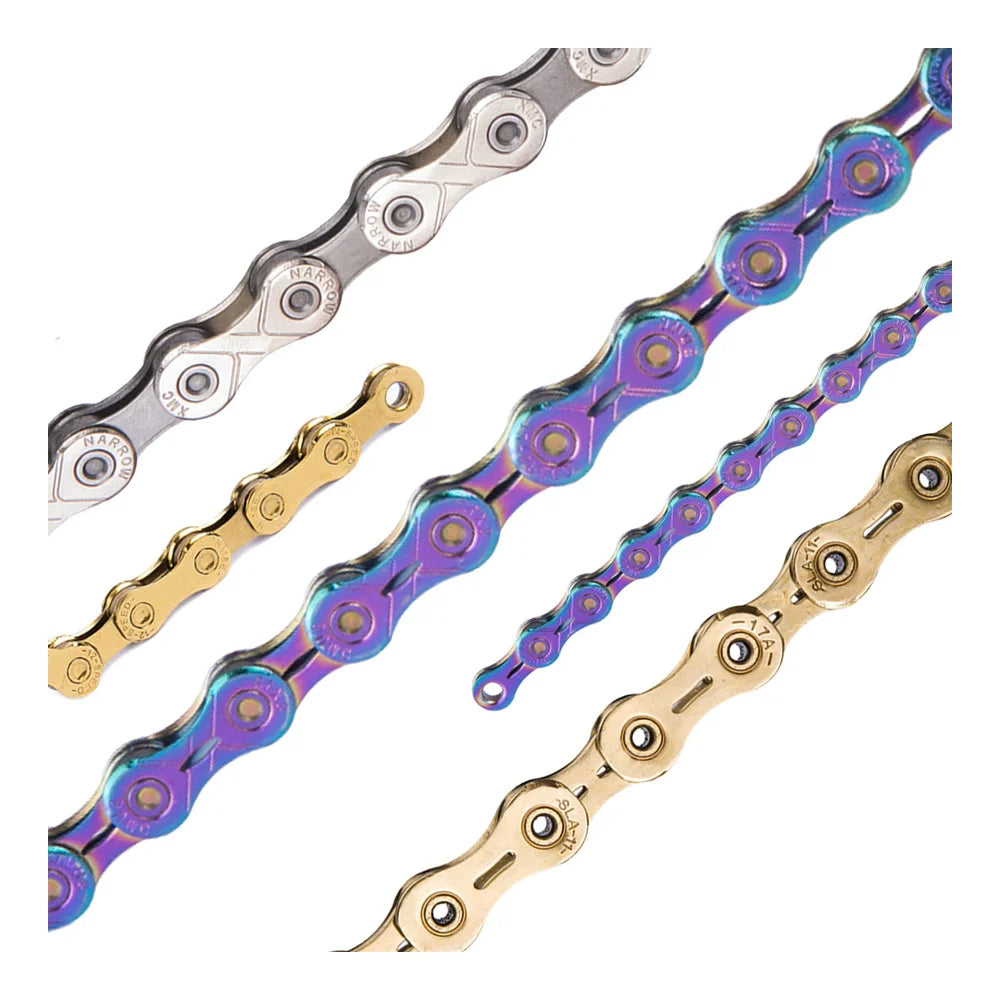 ZTTO Mountain Bike Chain 1/8/9/10/11/12 Speed Silver Gold Colorful Road Bicycle Chain With Master Missing Link Connect MegaBDM