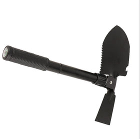 All-In-One Multi-Use Shovel with Built-In Compass for Outdoor Adventures Travel Survival Needs