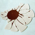 Customize Area Flower Design Rugs Shape Die Cut  Hand Tufted Floor Custom Carpet