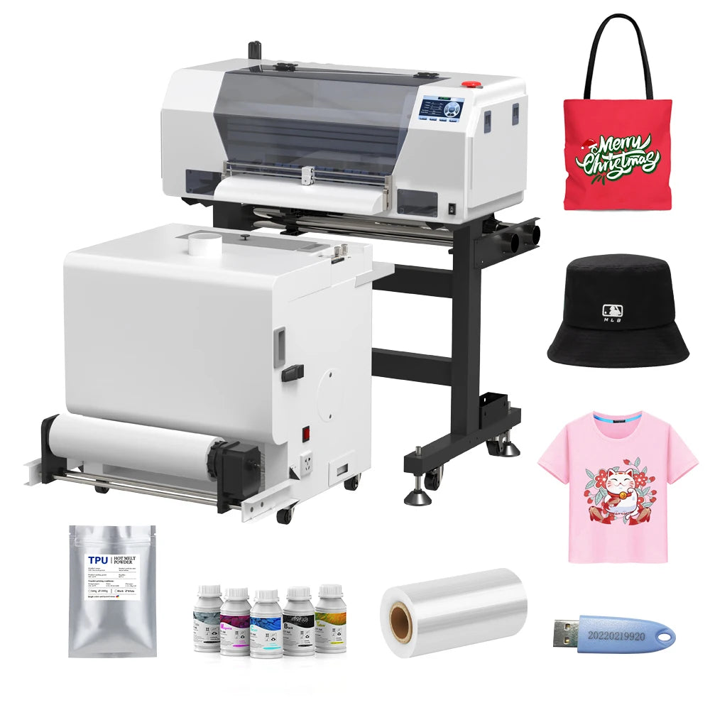 European Warehouse XP600 DTF A3 with Automatic Shaker Machine Complete Fast Delivery AllinOne Professional Printing Solution