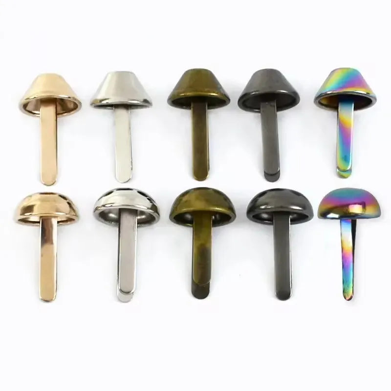 Meetee BF203 10mm DIY Bag Handbag Leather Crafts Accessories Antique Brass Rivets Fasteners Alloy Bag Buckle Nail Rivet