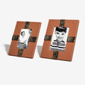 X-21 Handmade Leather Photo Frame Eco-friendly Girl Power Family Picture Painting Decorative Collage Poster Wall Art Print