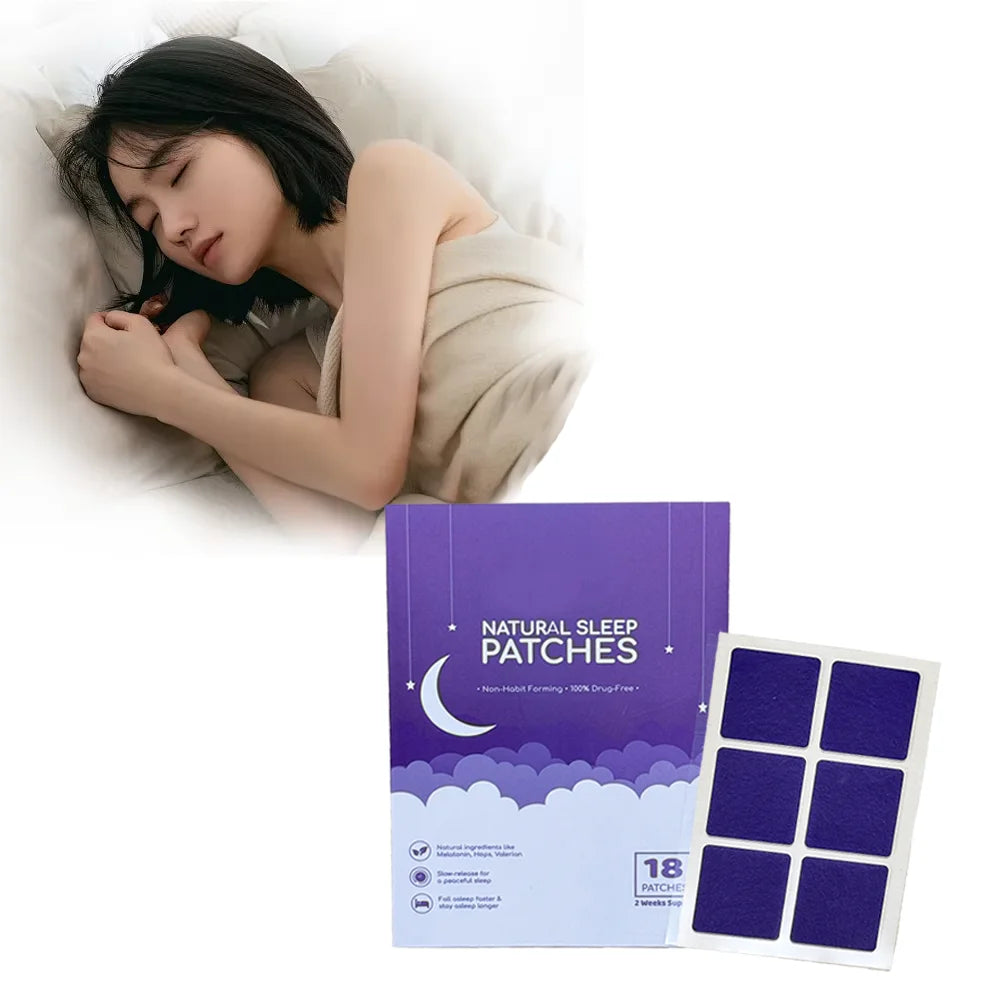 Sleep Aid Patch Natural Relieve Nighttime Dreaminess Stress Relief Relax Fast Good Sleep Patches