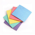 Durable Microfiber Kitchen Cleaning Cloth Absorbent Natural Wood Pulp Bowl Countertop Colored Sustainable Material
