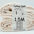 1.5*2m Tufting Gun Cloth Durable Natural Color Cotton Polyester Mixed Rug Making Material Model TGC-001