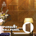 MUMU 3D Design Decoration Modern Wood Pattern Luxury Craved Gallery Small Wooden Wall Art Panel Shape