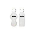 Ready to Ship Chapstick Holder Key Chain Lip Gloss Holder Keychain Blank White Keychain for Sublimation