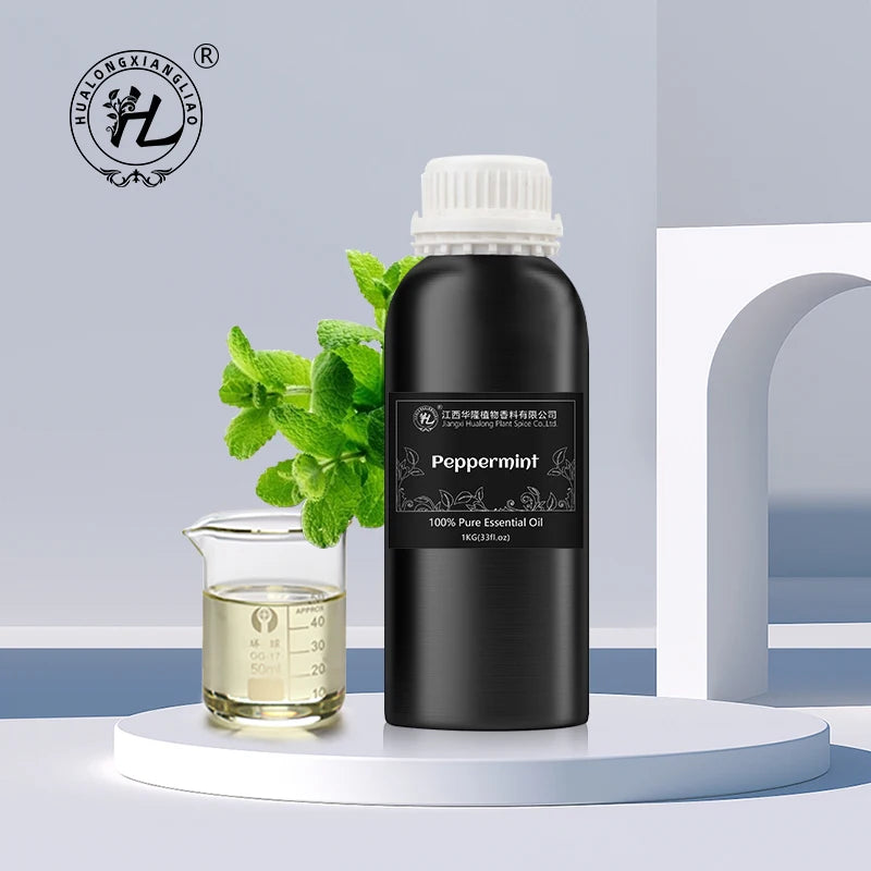 HL- Natural Pepper Mint Extract Essential Oils Wholesaler Bulk Japanese Peppermint Oil for Scented Candle & Soap Making