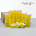 Yellow Packing Tape Heavy Duty Strong Adhesive Bopp Packaging Tape 2 Inch Bulk Wholesale Carton Sealing Shipping Tape