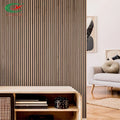 Custom Modern Akupanel Grille Wall Panel Solid Wood MDF Wainscot Oak Fluted Finish Wooden Oak Acoustic Wall Panels for Hall