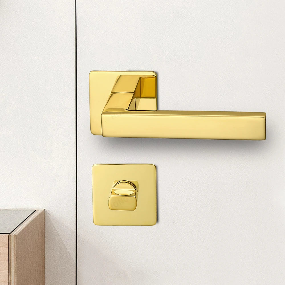 Factory Supply Durable Stainless Steel Gold Lever Modern Window Handles Door Handle Lock