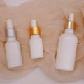 50ml 30ml 20ml White Opal 60 ml Dropper Bottle Glass