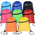 Simple Eco-friendly Customizable Size Unisex Sports Backpack Waterproof Polyester Drawstring Storage Bag