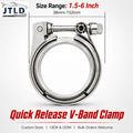 Factory Hot Sell 2.5 Inch 2.75inch 3Inch SS304 V-Band Clamp Stainless Steel M/F V Band Turbo Exhaust Pipe