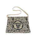 Nature White Hot Selling Full Printing Custom Cycling Musette Bag Food Bag Cycle Musette Bags With Button Closure & Adjust Strap