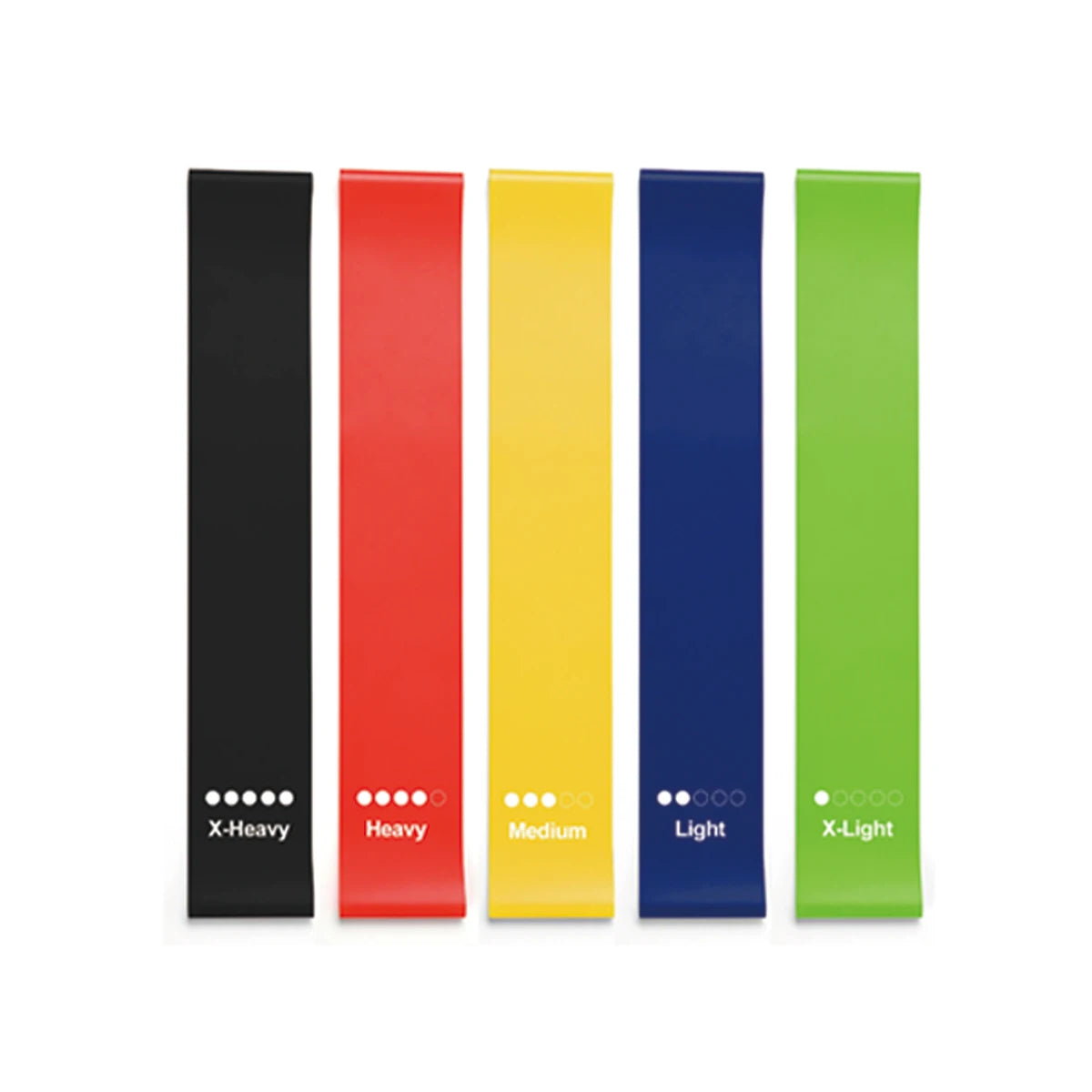 Wholesale TALLTOP T.690026 Multifunctional Non-Slip Gym Yoga Fitness Loop Bands Set Custom Logo TPE Rubber Butt Booty Exercise
