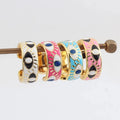SC New Popular European Gold Plated Adjustable Rings Colorful Dropping Oil Enamel Evil Blue Eye Shaped Wide Rings for Women