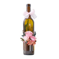 Factory Direct Price Square Wine Bottle Preserved Rose Flower in Glass for Mother's Day Valentine's Day Christmas