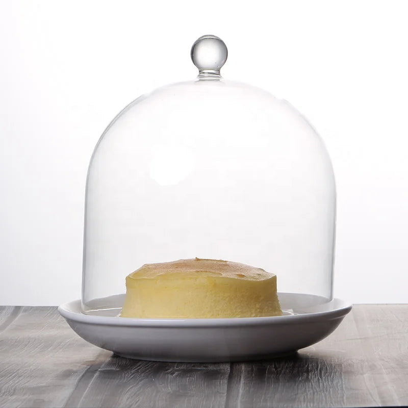 Decorative Bell Display Cloche Mini Jar Dome for Holiday Home Decor Transparent Clear Glass Factory Wholesale U-shape Christmas