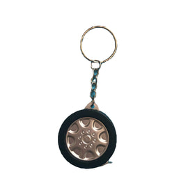 Promotional Custom Souvenir keychain Key Chain Tape Car Tire Small Tape One Meter Male British Promotional Gift Steel Tape
