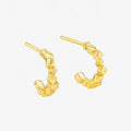 LOZRUNVE Sterling Silver 925 Jewellery Wholesale Geometric Minimalist Hoop Earrings Women