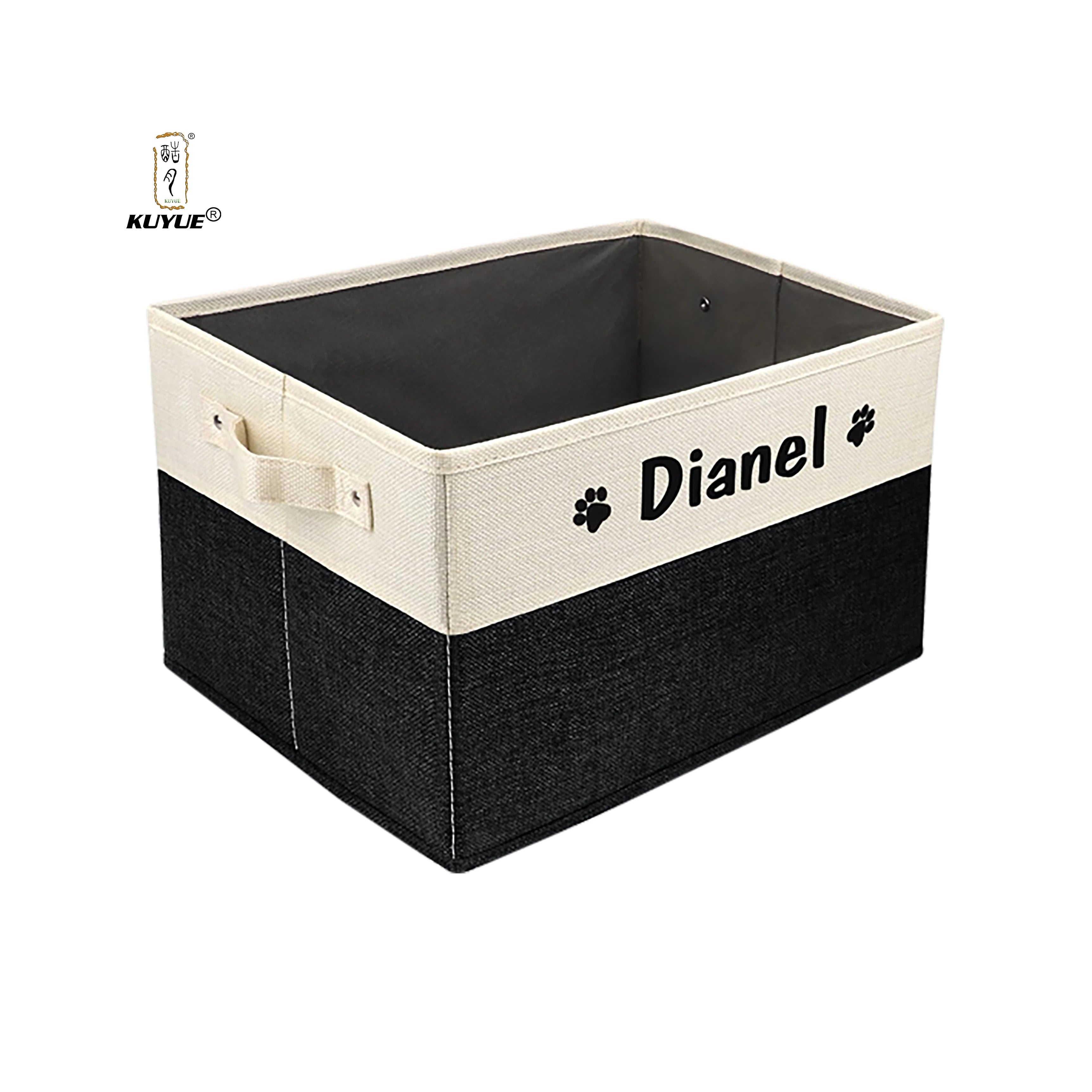 KUYUE  Foldable Storage Baskets Soft Cotton Fabric Empty Small Organizer Functional Design for Home Office Gifts