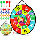 Children Double-sided Dartboard Indoor Fun Party Play Game Sticky Balls Large Dart Board for Kids