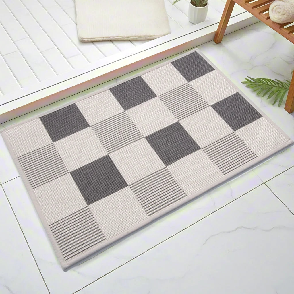 Cherked Bath Mat Super Absorbent Quick Dry Bath Mats - Factory Direct Sales Sample Shipping