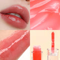 Custom Logo Repair Fruit Essential Lip Gloss Waterproof Makeup Private Label Lip Plumping Hydrates Lip Oils