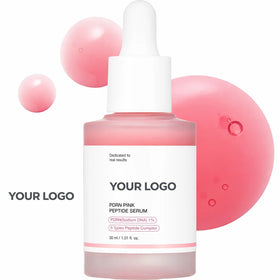 PDRN Serum Moisturizing Collagen Pink Peptide Jojoba Oil Hydrating Brightening Face Serum Private Label Whitening