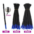 Factory Hip-Hop Reggae Braid Dreadlocks Wig 10inch Synthetic Loc Extensions Dread Locks Wigs for Men Women