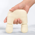 Double Heads Rechargeable Mini Handheld Massage Gun IPX6 Waterproof with 3-Level Vibration for Body Muscle Relaxation