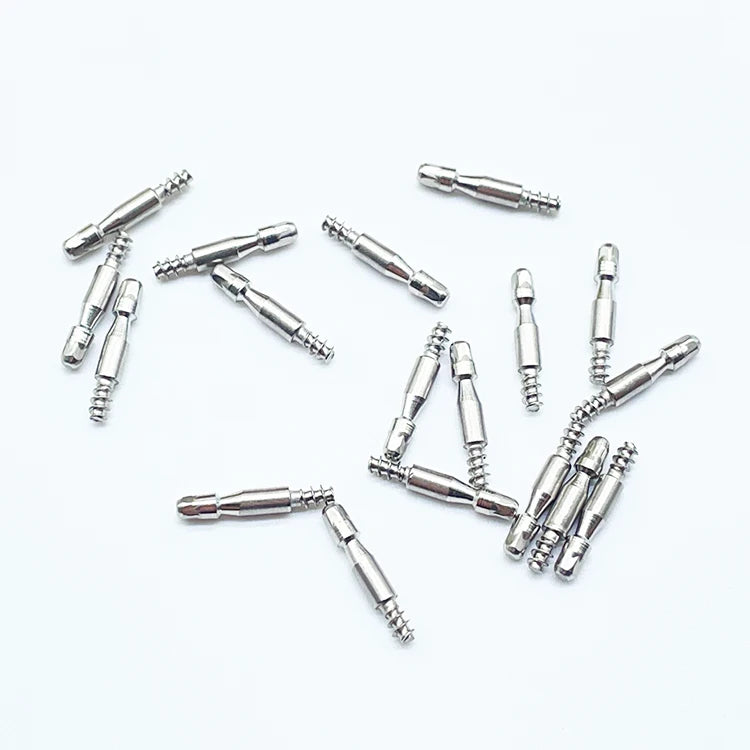 Dowel Pin Screws M1 M2 M3 Stainless Steel SUS304 Brass Zinc Alloy Titanium for Furniture Fixing Self-Tapping Thread Screws