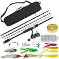 WEIHE 18pcs  2.1m Rod Spinning Reel Lure Line Accessory Set Fishing Rod and Reel Pesca Combo
