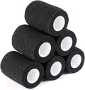 3 Inches Black Nonwoven Fabric Elastic Sports Cohesive Bandage Rolls Football Sock Tape